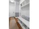 Hallway with custom bench and storage at 2114 Castlewycke Ct, Marietta, GA 30068