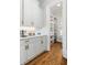Bright kitchen with stainless steel appliances, custom cabinets, and marble countertops at 2114 Castlewycke Ct, Marietta, GA 30068