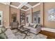 Inviting living room with a neutral color scheme, elegant decor, and hardwood flooring at 2114 Castlewycke Ct, Marietta, GA 30068