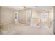 Bonus room featuring neutral walls, carpeting and a white bannister staircase at 4312 Defoors Farm Trl, Powder Springs, GA 30127
