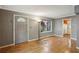 Inviting living room with hardwood floors, window and neutral paint at 702 Argonne Ne Ave # 1, Atlanta, GA 30308