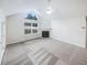 Spacious living room with a fireplace, large window, and vaulted ceiling at 2252 Carefree Cir # 3, Marietta, GA 30062