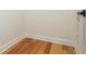 View of a pantry with hardwood flooring, white walls and trim at 3365 Ardley Sw Rd, Atlanta, GA 30311