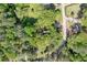 Aerial view showcasing the property situated amidst lush, mature trees at 4301 Hidden Valley Rd, Decatur, GA 30035