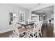 Dining room with natural light and a view into other living areas at 4466 Woodland Bank Blvd, Buford, GA 30518
