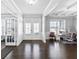 Office with hardwood floors, elegant trim, and open layout with ample natural light at 4466 Woodland Bank Blvd, Buford, GA 30518