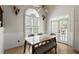 Cozy breakfast nook with views of the backyard at 5381 Fawn Meadow Ln, Powder Springs, GA 30127