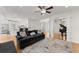Open concept living room offering seamless flow to the kitchen at 5381 Fawn Meadow Ln, Powder Springs, GA 30127