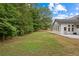 Expansive backyard with mature trees, offering plenty of space for recreation and relaxation at 3860 Rajean Dr, Lawrenceville, GA 30044