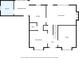 First floor plan showing foyer, dining room, office, living room, and kitchen at 4327 Saint Michaels Dr, Lilburn, GA 30047