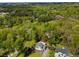 Aerial shot displaying a home nestled among mature trees and a lush landscape, offering privacy and natural beauty at 503 Duke Dr, Marietta, GA 30066