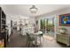 Stylish eat-in kitchen area leading to the kitchen, as well as an outside deck area at 503 Duke Dr, Marietta, GA 30066