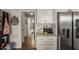 Bright kitchen features stainless steel appliances, granite countertops, and white cabinets at 503 Duke Dr, Marietta, GA 30066
