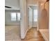 Bathroom with ceramic tile flooring, tiled shower, and natural light at 657 Egrets Landing #54, Covington, GA 30014