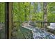 Inviting back deck providing ample space for outdoor living and relaxation with private, wooded scenery at 2451 Cedar Fork Trl, Marietta, GA 30062