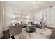 Elegant living room with hardwood floors, modern decor, and ample seating at 2894 Cross Creek Dr, Cumming, GA 30040