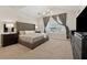 Spacious main bedroom features a vaulted ceiling and large windows at 2894 Cross Creek Dr, Cumming, GA 30040
