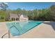 Community pool featuring a large in-ground pool with a covered area with seating at 2894 Cross Creek Dr, Cumming, GA 30040