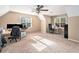 Spacious bonus room that can be used for an office space features ample natural light at 60 Bartlett Way, Dallas, GA 30157