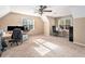 Well-lit home office offers comfortable seating, dual desks, and lots of space to work at 60 Bartlett Way, Dallas, GA 30157