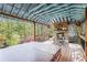 Deck with hot tub and fireplace; great for relaxation and outdoor enjoyment at 60 Bartlett Way, Dallas, GA 30157