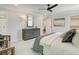 Cozy bedroom with dresser, mirror, carpeted floor, and comfortable bed at 116 Winsome Way, Woodstock, GA 30188