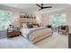 Spacious main bedroom with natural light and stylish decor at 116 Winsome Way, Woodstock, GA 30188