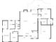 Detailed floor plan showcasing the layout of the home, including bedrooms and living spaces at 1802 N Akin Ne Dr, Atlanta, GA 30345