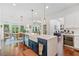 Spacious kitchen island with a view to the dining and living areas at 2564 Walden Estates Dr, Marietta, GA 30062