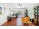 Bright home office with wood floors, lots of natural light, and views of the surrounding landscape at 2564 Walden Estates Dr, Marietta, GA 30062