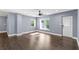 Bright living room featuring hardwood floors, fresh paint, and natural light at 1441 Cahaba Sw Dr, Atlanta, GA 30311