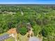 Scenic aerial view featuring a home near wooded areas, offering a blend of nature and neighborhood charm at 135 Fiddle Crk, Social Circle, GA 30025