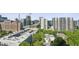 Stunning city view featuring many high-rise buildings and lush green trees at 860 Peachtree Ne St # 1417, Atlanta, GA 30308