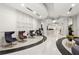 Modern lobby featuring sleek flooring, comfortable seating and elegant design elements at 860 Peachtree Ne St # 1417, Atlanta, GA 30308