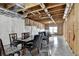 Spacious unfinished basement with exposed ductwork and potential for customization at 2705 Fox Hunt Way, Cumming, GA 30041