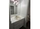 Bathroom with vanity, sink, and framed mirror at 4485 Golf Vista Cir, Decatur, GA 30035