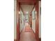 Hallway with recessed lighting and framed artwork at 2016 Westbourne Way, Johns Creek, GA 30022