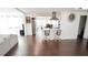 Spacious kitchen showcasing a center island with seating, open to a dining area, creating a functional and stylish living space at 2638 Cleburne Pkwy, Powder Springs, GA 30127