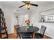 Cozy dining area featuring a round table, black chairs, and stylish decor at 3689 Essex Ave # 16, Atlanta, GA 30339