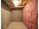 Unfinished basement featuring insulated walls for added comfort and temperature control at 503 Clearwater Dr, Mcdonough, GA 30252