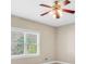 Bedroom with carpet flooring, a ceiling fan and a bright window providing natural light at 503 Clearwater Dr, Mcdonough, GA 30252