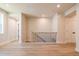 Upstairs landing featuring wood-look floors and white trim at 3962 Adler Cir, Buford, GA 30519