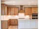 Beautiful kitchen with white countertops, a large island, and stainless steel appliances at 3962 Adler Cir, Buford, GA 30519