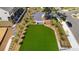 Well-maintained community green space featuring lush artificial turf, landscaping, and a walking path at 1392 Cozy Circle # 349, Atlanta, GA 30315