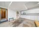 Unfinished basement with white cabinets, a sink, and a concrete floor at 1842 Jarrett Dr, Lawrenceville, GA 30043