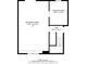 Basement floor plan displaying dimensions for the recreation room and electrical room at 1842 Jarrett Dr, Lawrenceville, GA 30043
