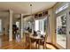 Cozy breakfast nook featuring a round table and access to the outdoors at 2123 Floral Ridge Dr, Dacula, GA 30019