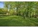 Lush backyard with green grass and mature trees at 2202 Green Forrest Dr, Decatur, GA 30032