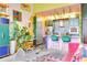 Eclectic living area showcasing the open layout of the kitchen, home office, and living space at 130 Arizona Ne Ave # 415, Atlanta, GA 30307