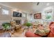 Bright living room featuring a fireplace, comfortable seating, and large windows for natural light at 1745 Mary Lou Ln, Atlanta, GA 30316